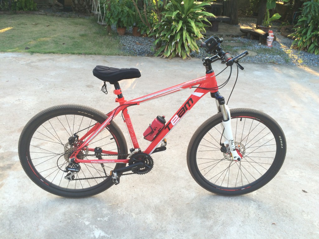 The red Team bike