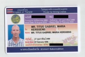 Thai Driving Licenses