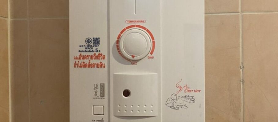 New shower boiler