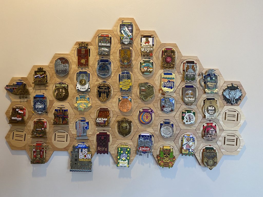 Big medal display