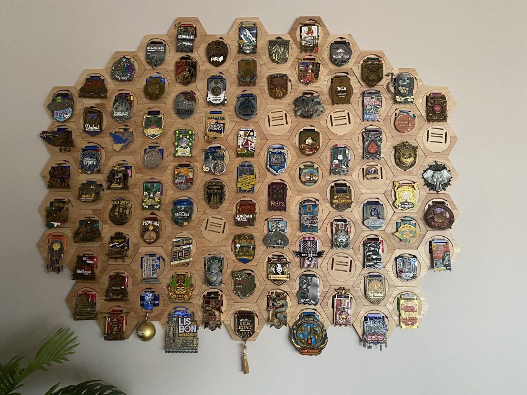 Big medal display