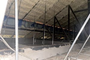 Opening roof covered