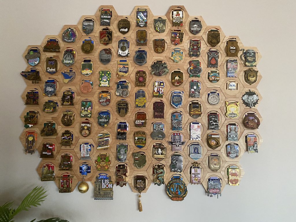 Big medal display