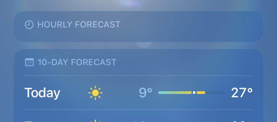 12 Cold in the morning
