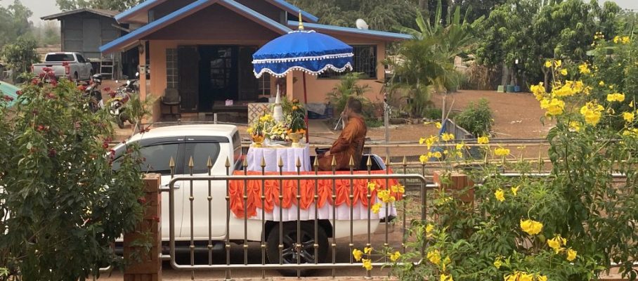Monk in parade