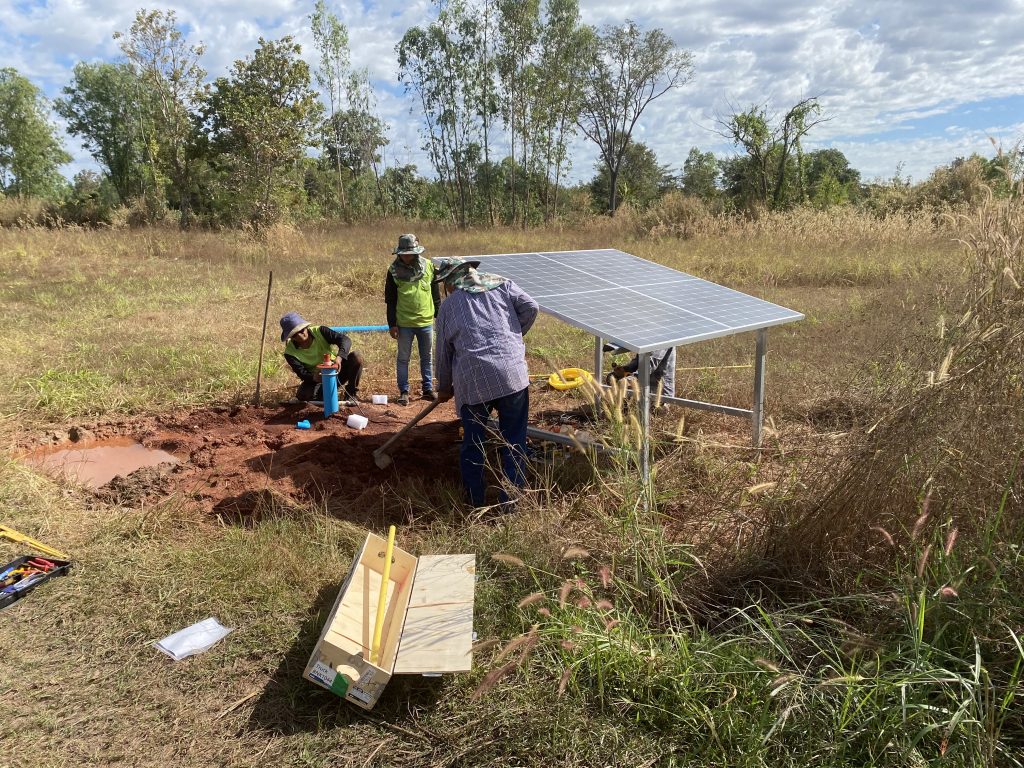 Installation solar pump